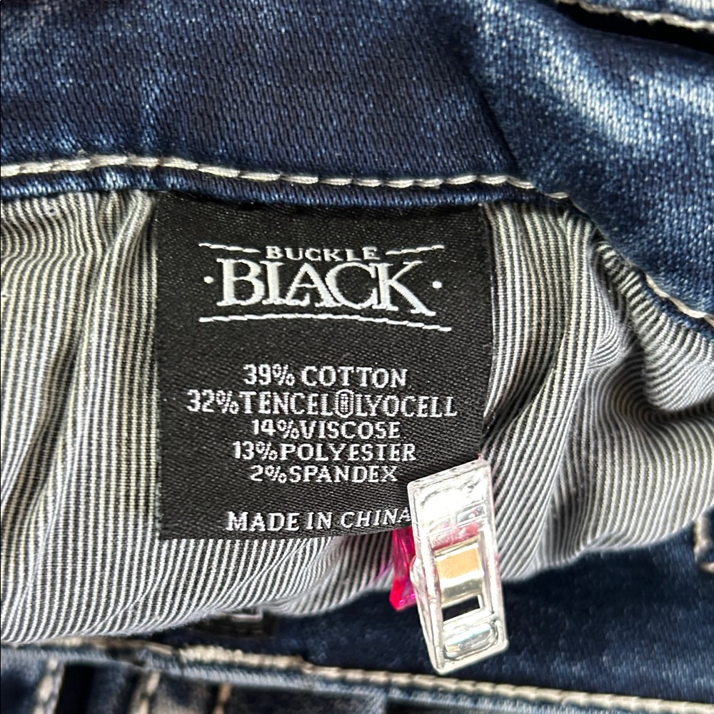 Buckle Black Men's Dark Blue Straight Jeans (36x34) - Picture 5 of 5